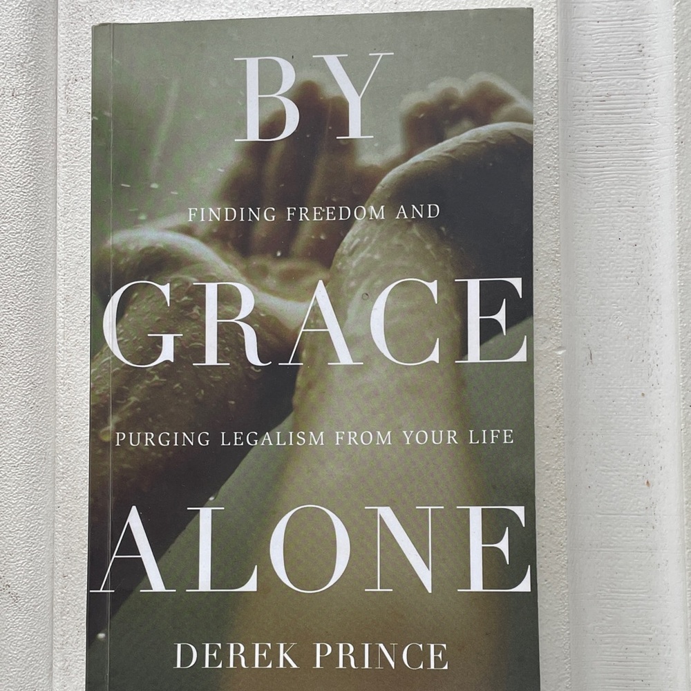 By Grace Alone Book by Derek Prince - Gray Cover
